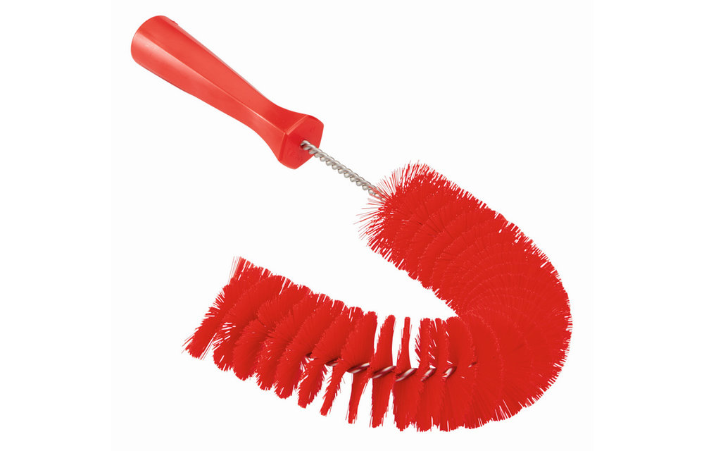Vikan Brosse à main flexible avec pas de vis, Ø55 mm, 360 mm, Medium
