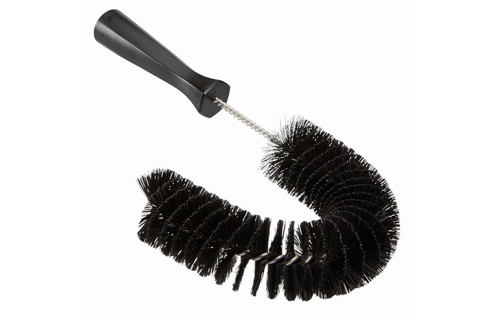 Vikan Brosse à main flexible avec pas de vis, Ø55 mm, 360 mm, Medium