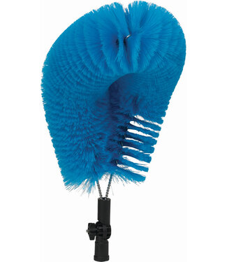 Vikan Hygiene Reinigungsgeräte Brosse flexible, 530 mm, Souple, bleu