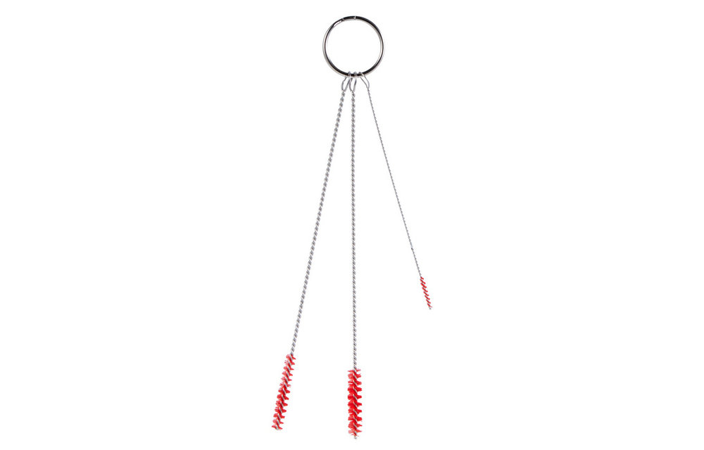 Vikan Ensemble de 3 brosses, Ø2, Ø5, Ø6 mm, Souple