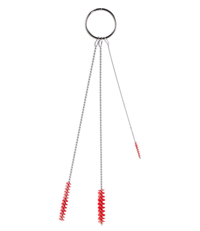 Vikan Reinigungsset mit 3 Bürsten, Ø2, Ø6, Ø6 mm, Weich