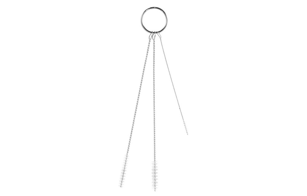 Vikan Ensemble de 3 brosses, Ø2, Ø5, Ø6 mm, Souple