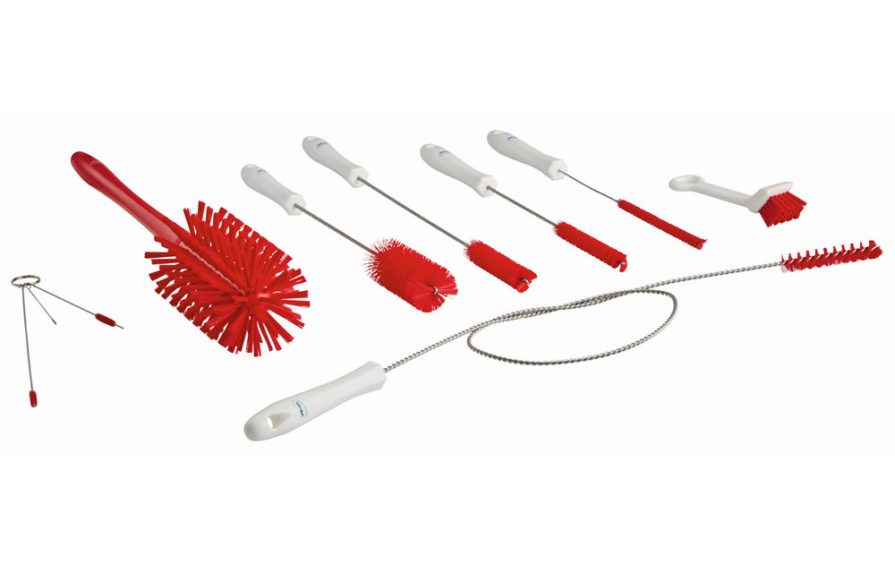 Vikan Brosse kit sundae rouge