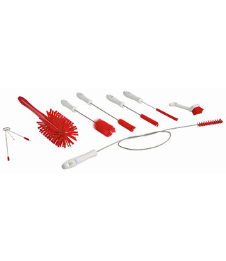 Vikan Hygiene Reinigungsgeräte Brosse kit sundae rouge