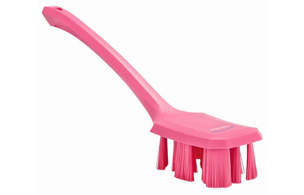 Vikan UST Brosse à main, manche long, 395 mm, Dur