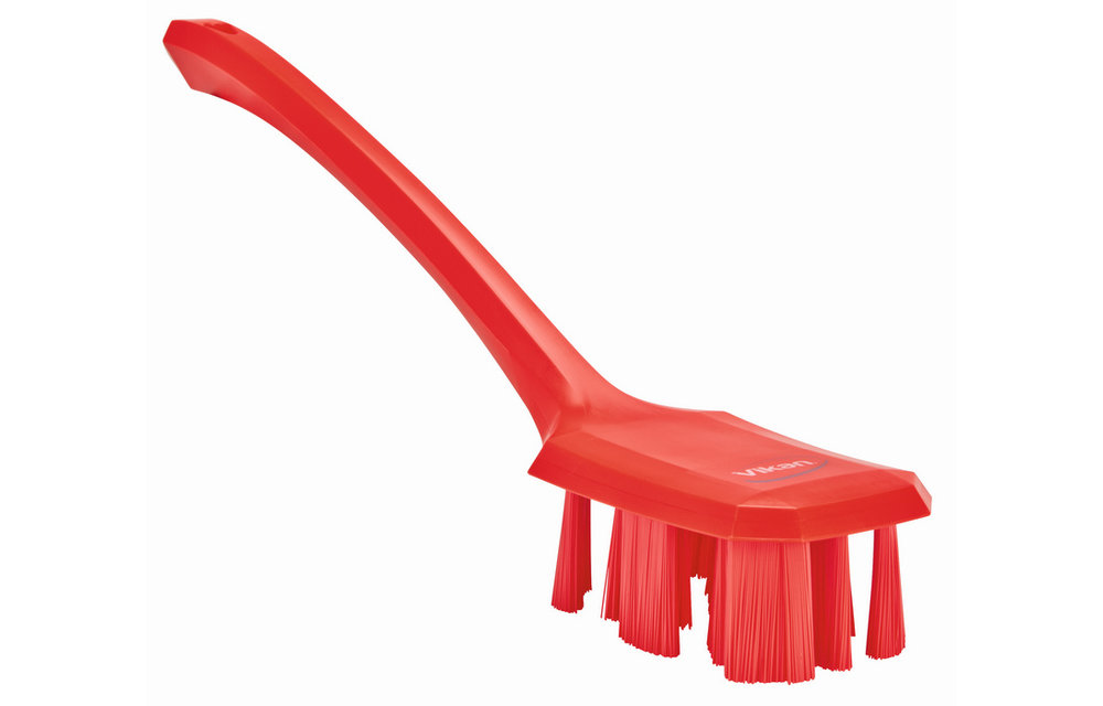 Vikan UST Brosse à main, manche long, 395 mm, Dur