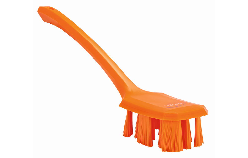 Vikan UST Brosse à main, manche long, 395 mm, Dur