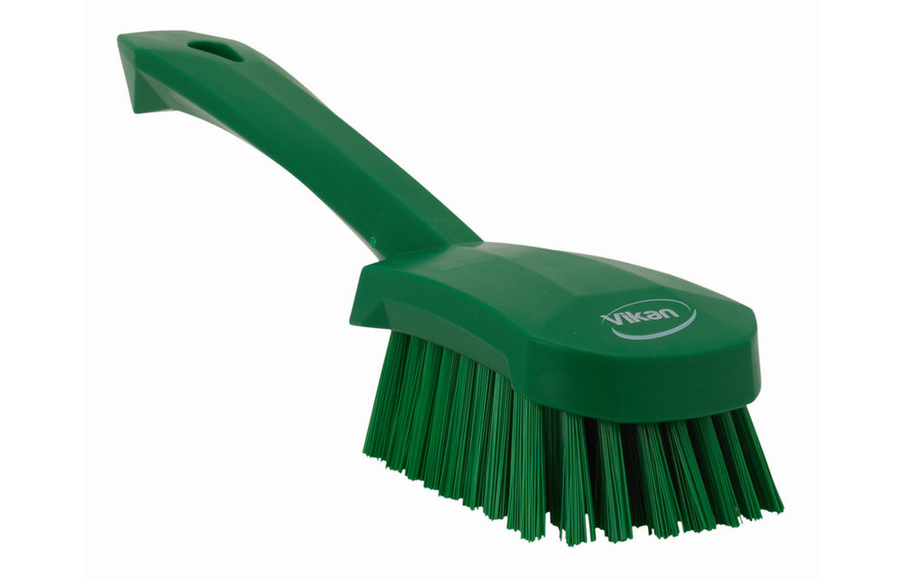 Vikan Brosse à main, manche court, 270 mm, Dur