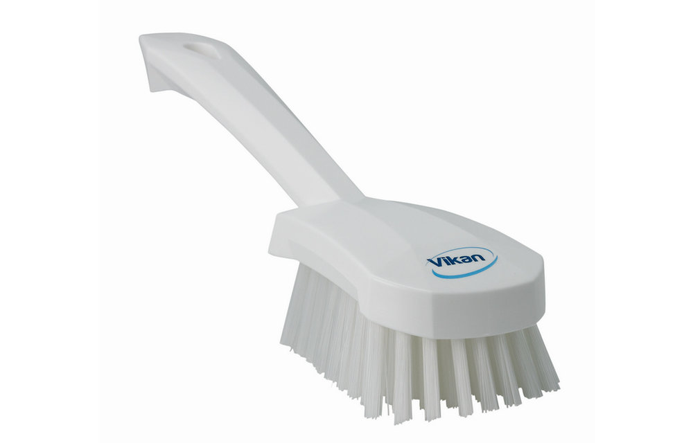 Vikan Brosse à main, manche court, 270 mm, Dur