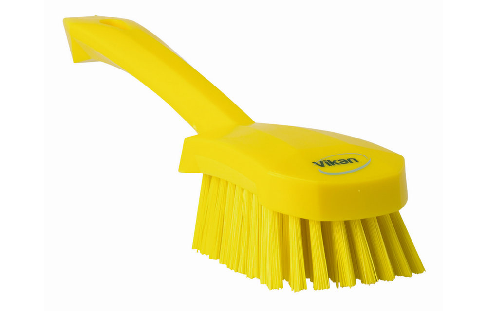 Vikan Brosse à main, manche court, 270 mm, Dur