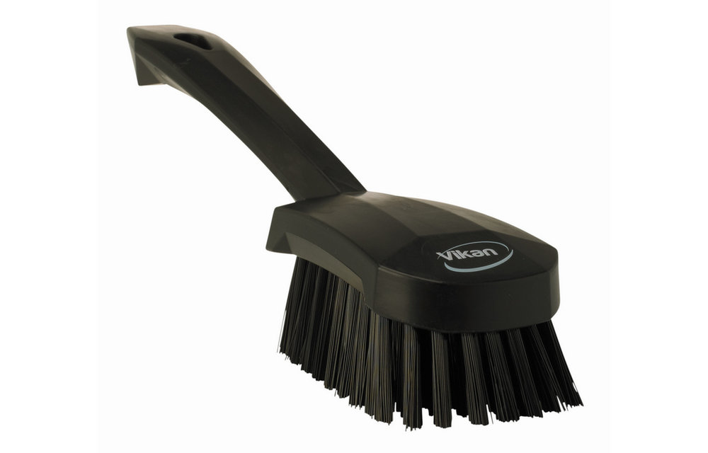 Vikan Brosse à main, manche court, 270 mm, Dur