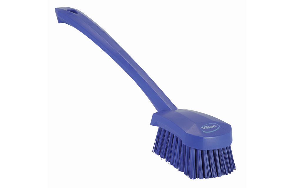 Vikan Brosse à main, manche long, 415 mm, Dur