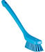 Vikan Hygiene Reinigungsgeräte Schmale Reinigungsbürste mit langem Stiel, 420 mm, Hart