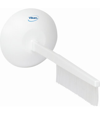 Vikan Hygiene Reinigungsgeräte Spazzola con paramano, 500 mm, Medio, bianco