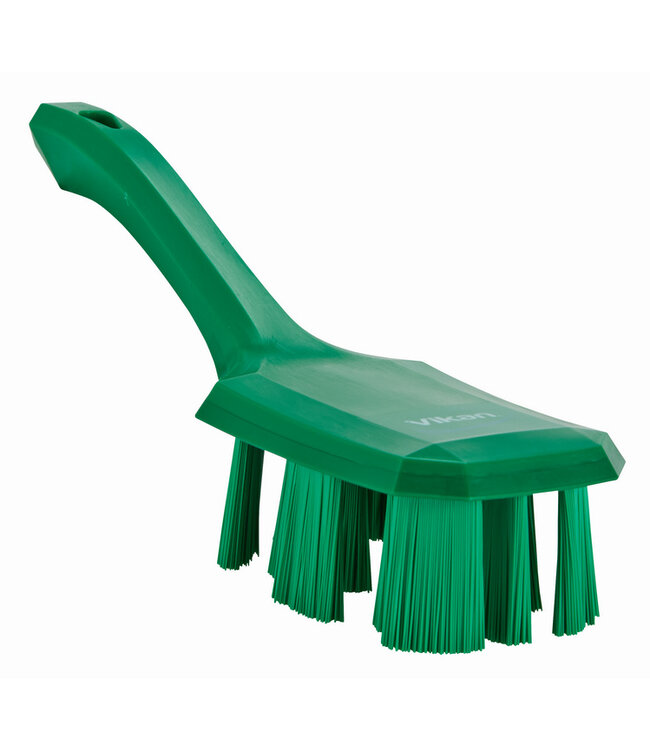 Vikan UST Spazzola con manico corto, setole rigide, 260 mm, Duro