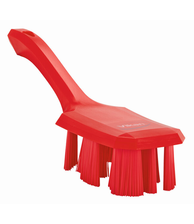 Vikan UST Spazzola con manico corto, setole rigide, 260 mm, Duro