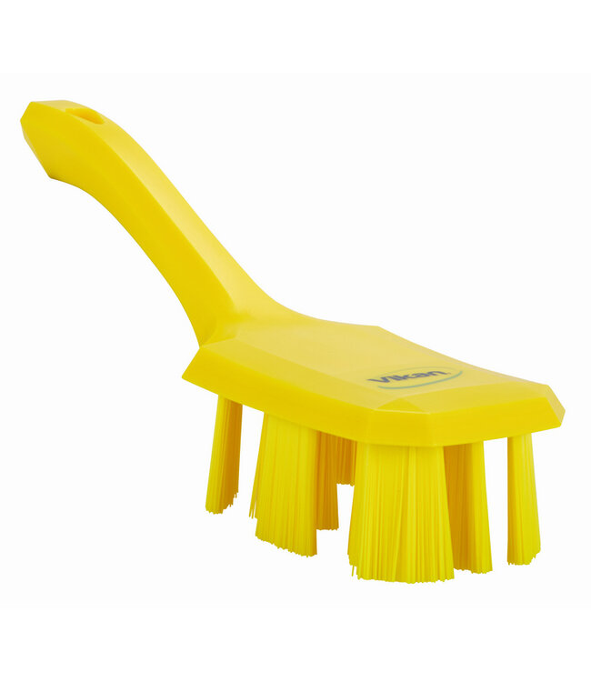 Vikan UST Spazzola con manico corto, setole rigide, 260 mm, Duro