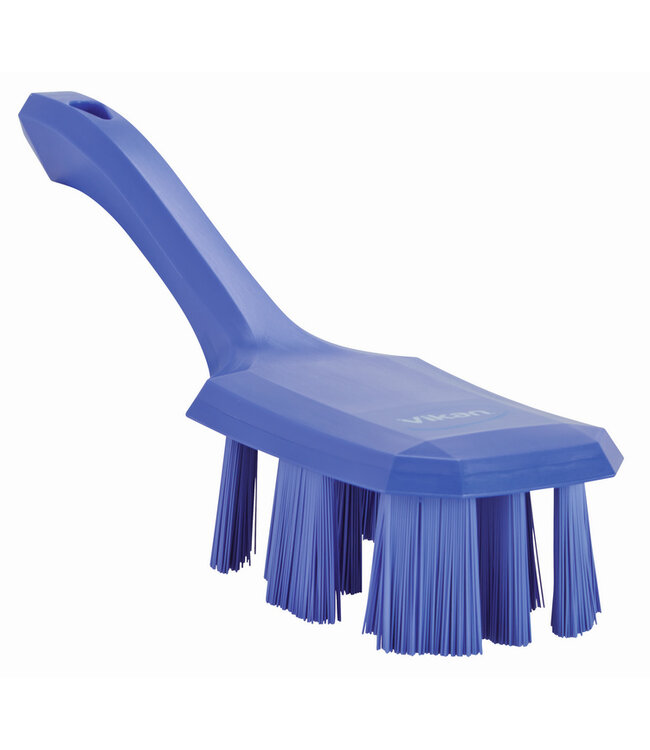 Vikan UST Spazzola con manico corto, setole rigide, 260 mm, Duro