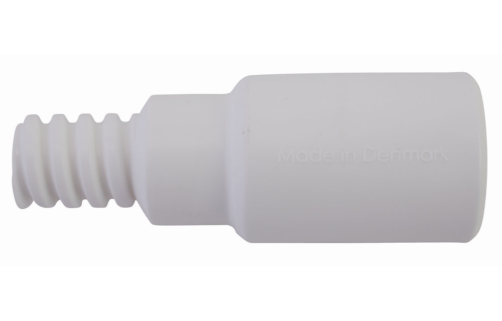 Vikan Adapter, Ø25 mm, 85 mm, Weiss