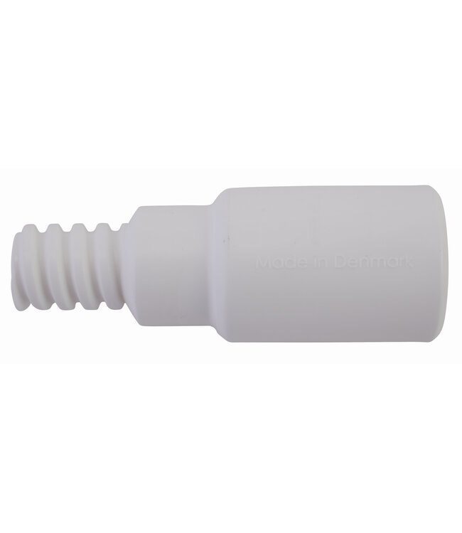 Vikan Adapter, Ø25 mm, 85 mm, Bianco