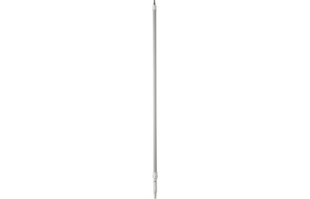 Vikan Ergonomischer Teleskopstiel mit Wasserdurchlauf, 1615 - 2780 mm, Ø32 mm, Weiss