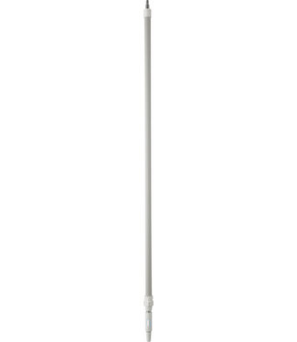 Vikan Hygiene Reinigungsgeräte Teleskopstiel mit Wasserdurchlauf, 1615-2780 mm, Ø32 mm, Weiss