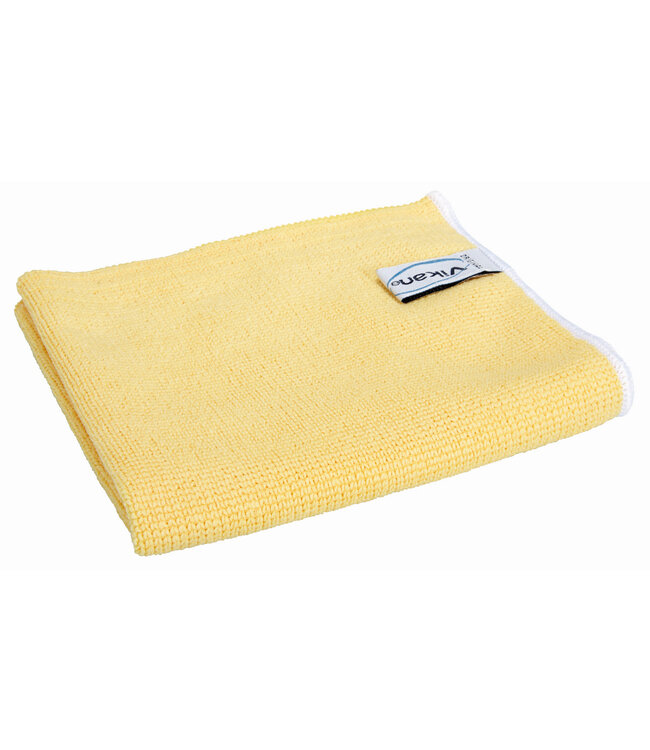 Vikan Tissu Original en micro fibres, 32 x 32 cm Jaune (Pack à 5 Stück)