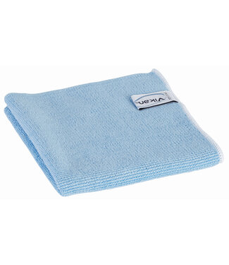 Vikan Mikrofaser Reinigung Tissu Original en micro fibres, 32 x 32 cm Bleu (Pack à 5 Stück)