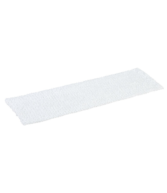 Mop microfibre à usage unique, 40 cm, Blanc (Paquet de 20 pièces)