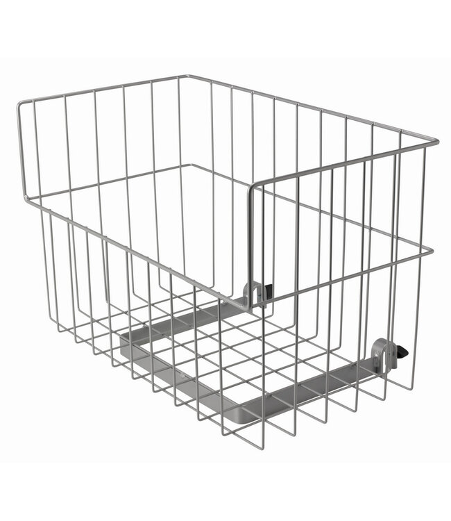 Vikan Panier de rangement en fil métallique, 550 x 360 x 370 mm, Gris