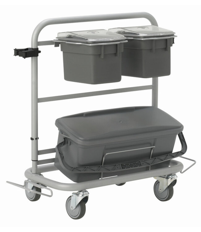 Vikan Carrello per la pulizia "Slimliner", 40 cm, Grigio