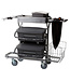Vikan Mikrofaser Reinigung Reinigungswagen Kompakt Plus, 40 cm, Grau