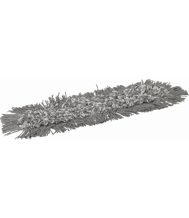 Vikan Damp 43 Mopp, Klettbezug, 40 cm, Grau (Pack à 5 Stück)