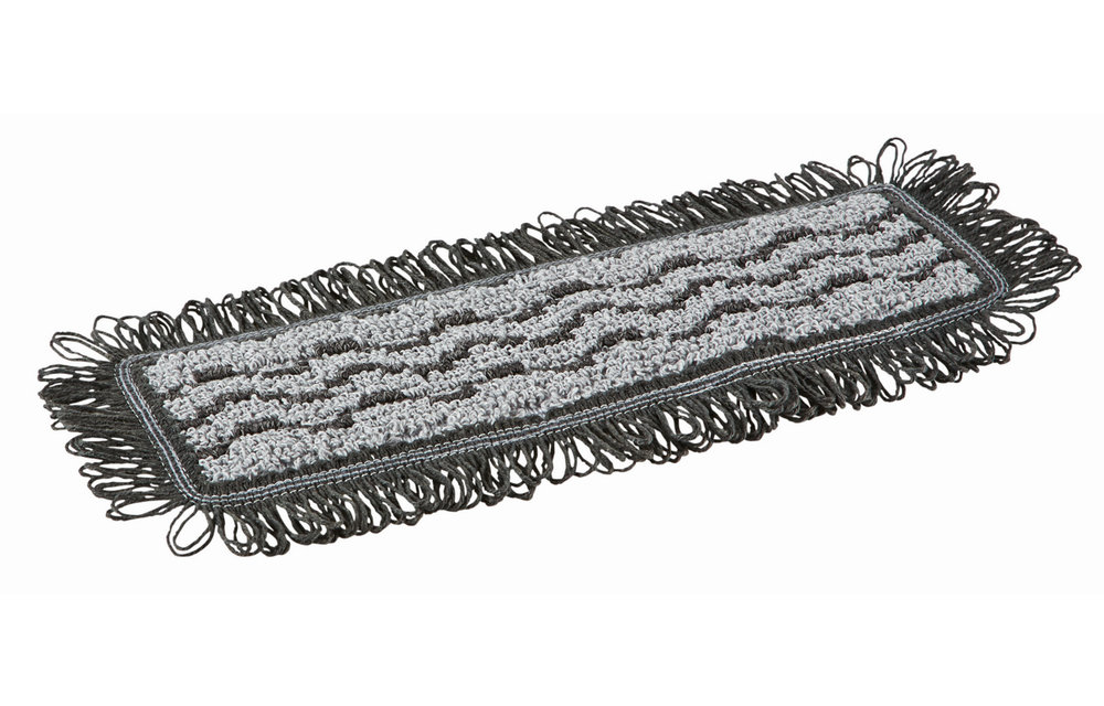 Vikan Damp 42 Dark, Klettbezug, 25 cm, Grau (Pack à 5 Stück)