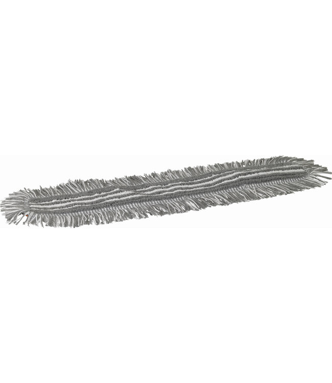 Vikan Damp 48 Heavy Duty Mopp, Klettbezug, 60 cm, Grau (Pack à 5 Stück)