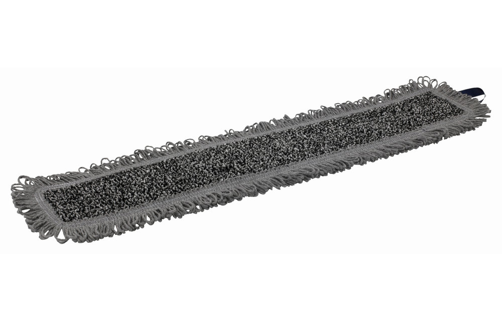 Vikan Vikan Wet Scrub, Klettbezug, 60 cm, Grau (Pack à 5 Stück)