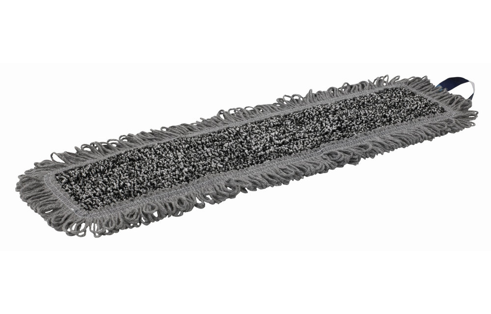 Vikan Vikan Wet Scrub, Klettbezug, 40 cm, Grau (Pack à 5 Stück)
