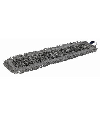 Vikan Mikrofaser Reinigung Wet Scrub Mopp, Klettbezug, 40 cm, Grau (Pack à 5 Stück)