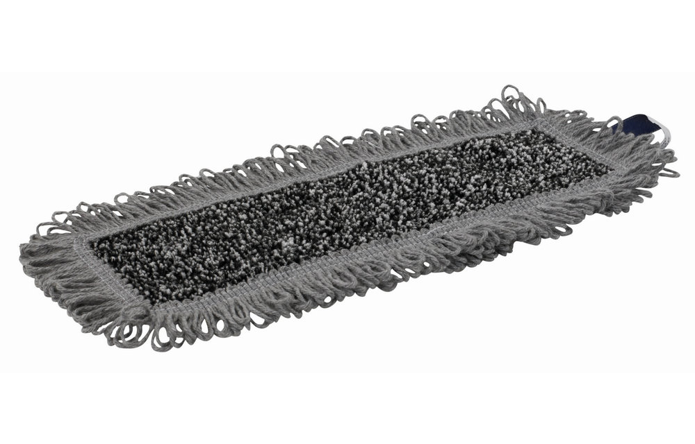 Vikan Vikan Wet Scrub, Klettbezug, 25 cm, Grau (Pack à 5 Stück)