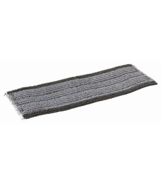 Vikan Mikrofaser Reinigung DampDry 31 Mikrofaser-Mopp, Taschenbezug, 40 cm, Grau (Pack à 5 Stück)