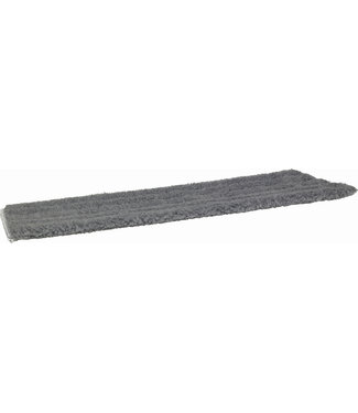 Vikan Mikrofaser Reinigung Dry 24 Mikrofaser-Mopp, Klettbezug, 60 cm, Grau (Pack à 5 Stück)