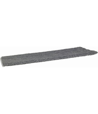 Vikan Mikrofaser Reinigung Dry 24 Mopp, Klettbezug, 60 cm, Grau (Pack à 5 Stück)