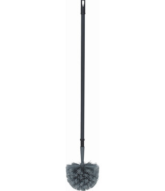 Vikan Mikrofaser Reinigung Abstauber mit Teleskopstiel, 1070 - 1730 mm, Ø190 mm, Weich/gesplisst, Grau