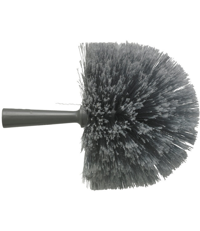 Vikan Spolverino con manico telescopico, 1070 - 1730 mm, Ø190 mm, Morbido/Sfrangiato, Grigio