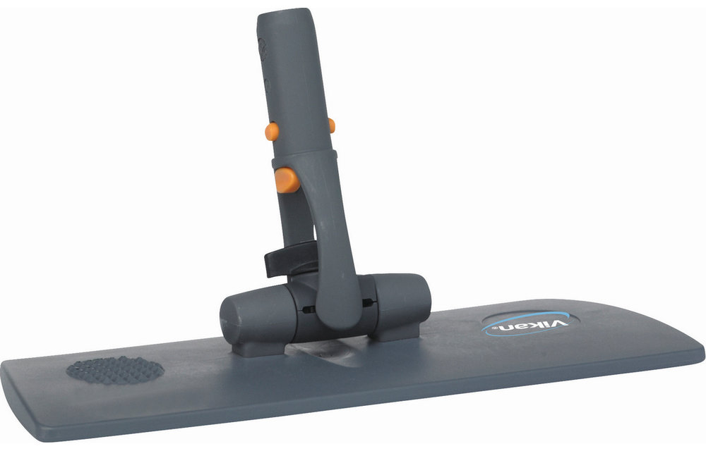 Vikan Flexibler Mopphalter, Klettsystem, Klettbezug, 25 cm, Grau