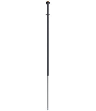 Vikan Mikrofaser Reinigung Topregulierbarer Stiel, Aluminium, 1220 mm, Ø31 mm, Klick-System, Grau