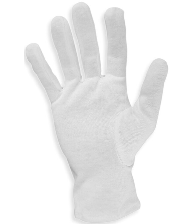 Guanti in cotone, bianco |24 pezzi (12 paia)