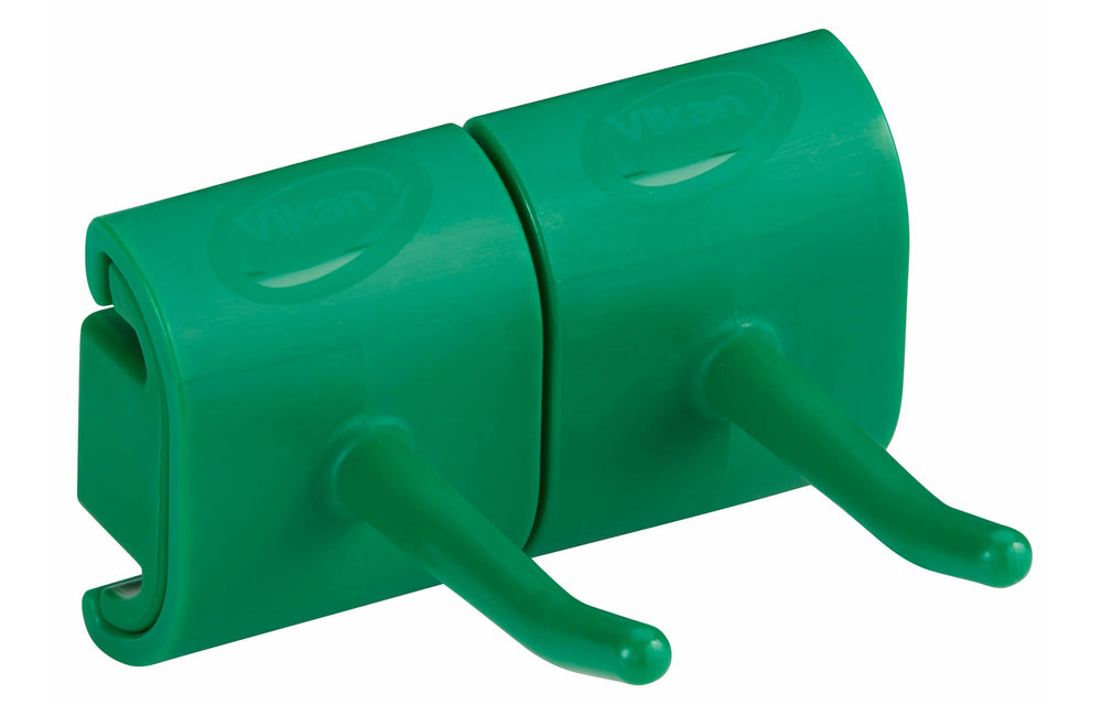 Hygienische Wandhalterung, Doppelhakenmodul, 83 mm