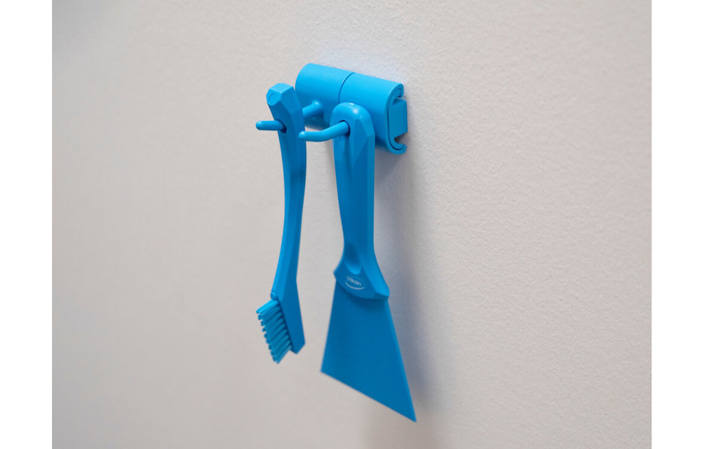 Hygienische Wandhalterung, Doppelhakenmodul, 83 mm