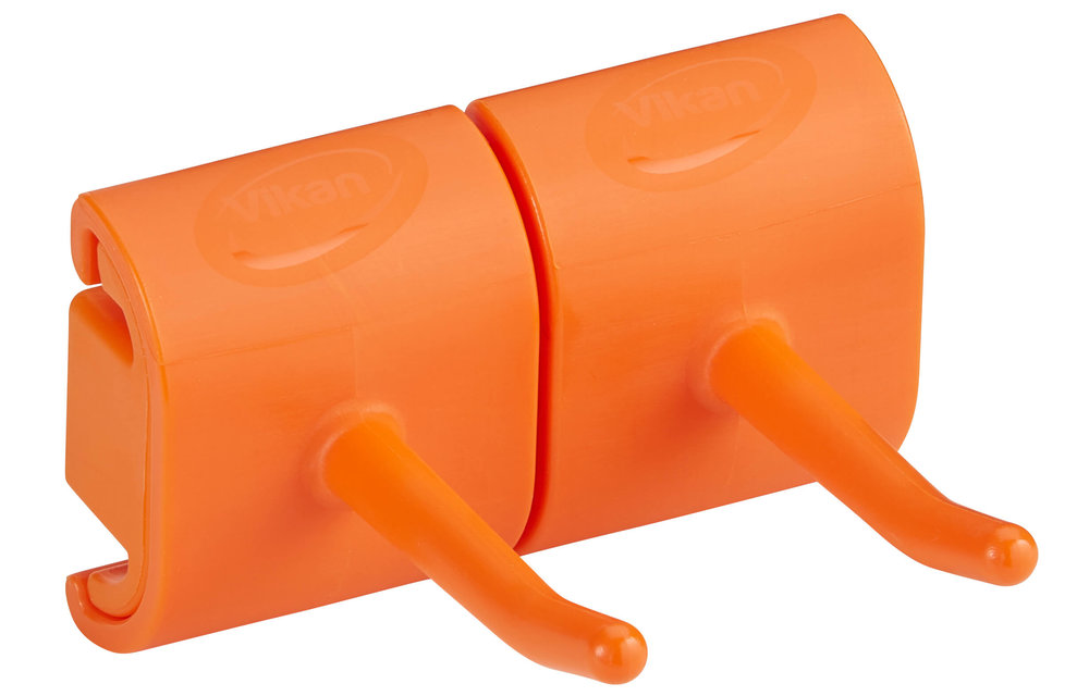 Hygienische Wandhalterung, Doppelhakenmodul, 83 mm